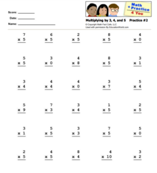 Multiplication Lesson Plan