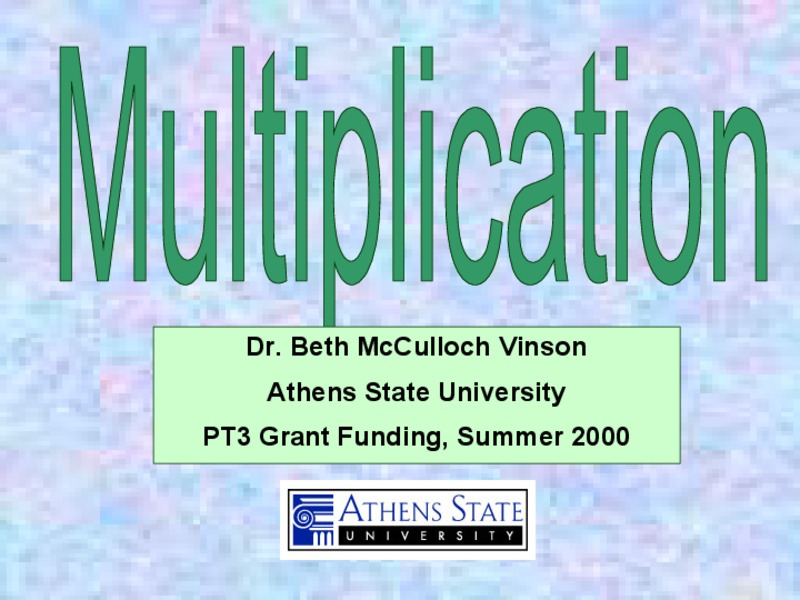 Multiplication Review PPT