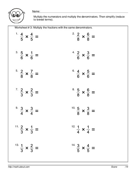 Multiply Fractions Lesson Plan