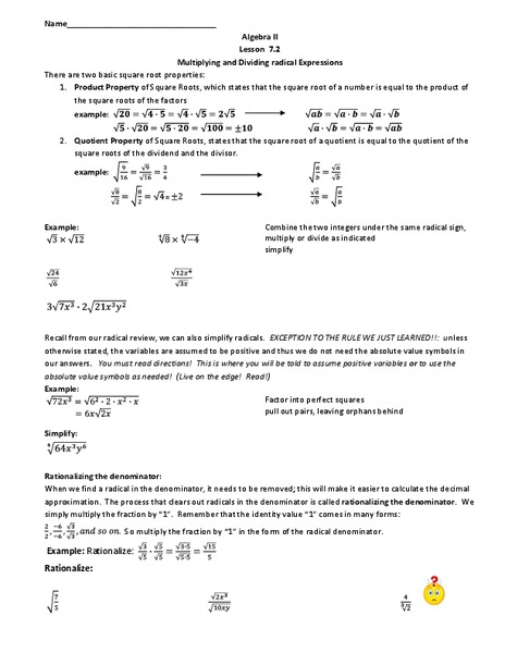 Multiplying and Dividing Rational Expressions Worksheet