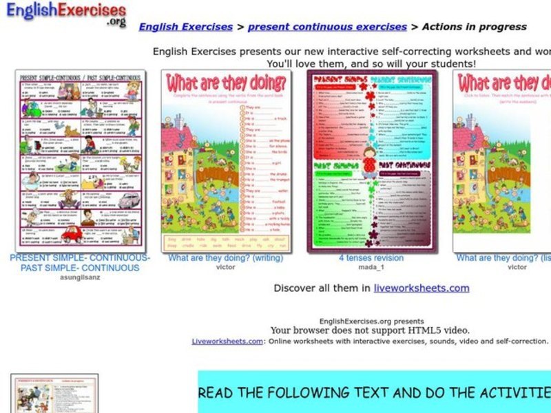 Actions in Progress Interactive