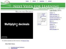 Multiplying Decimals Instructional Video