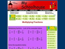 Multiplying Fractions Interactive