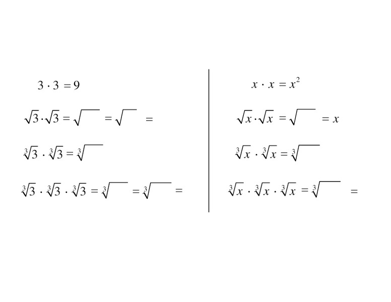 Multiplying Radicals Worksheet