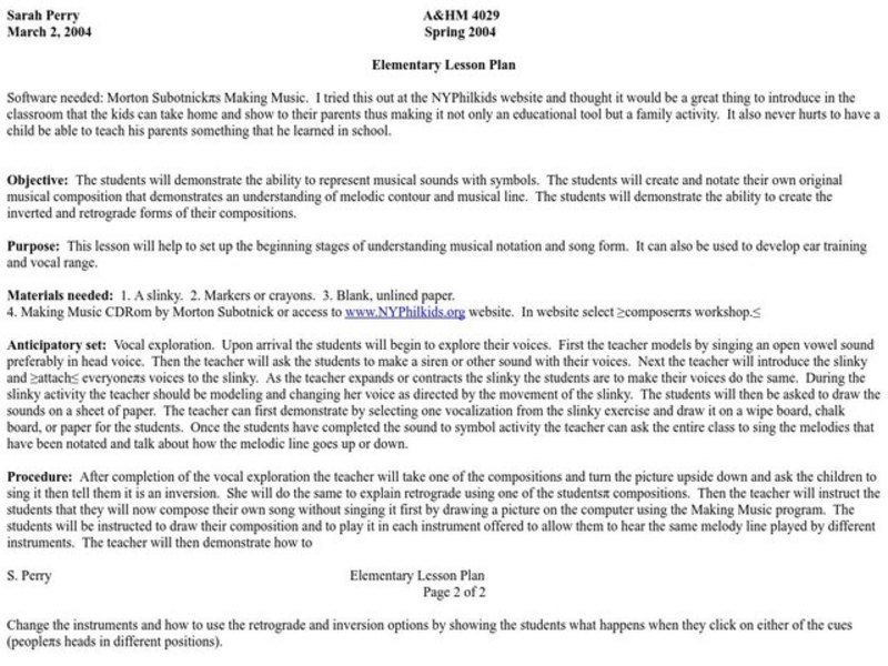 Music in West Africa Lesson Plan