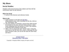 My Hero Lesson Plan