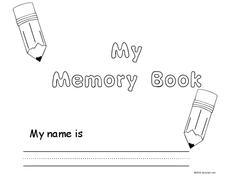 My Memory Book Lesson Plan
