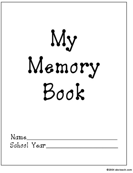My Memory Book Writing