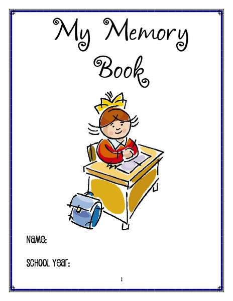My Memory Book Printables