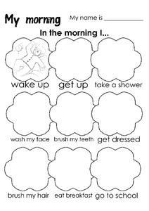 My Morning Worksheet