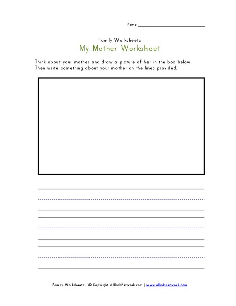 My Mother Lesson Plan