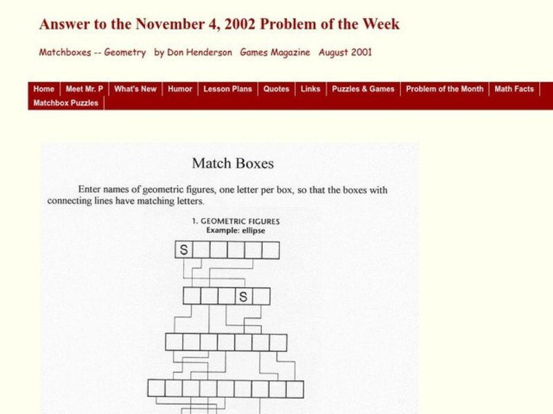 Names of Geometric Figures Worksheet