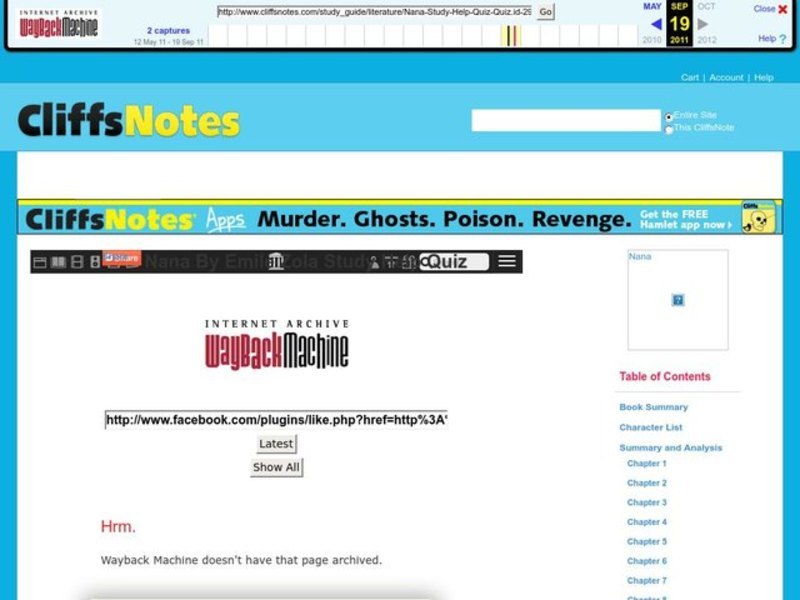 Nana by Emile Zola Interactive