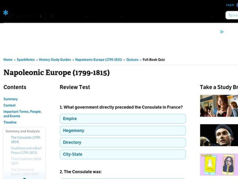 Napoleonic Europe (1799-1815) Interactive