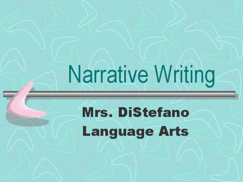 Narrative Writing PPT