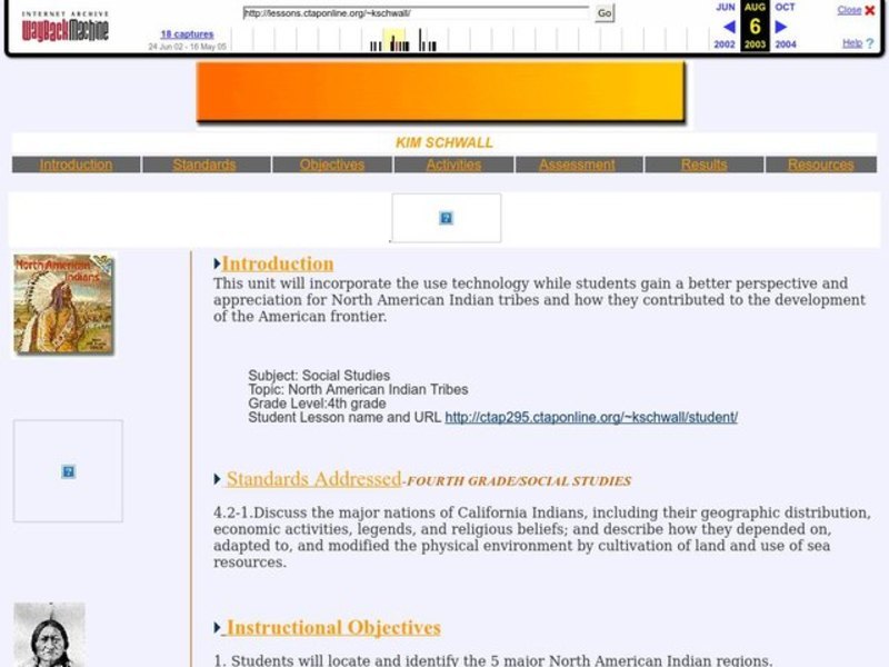 Native American Tribes Lesson Plan