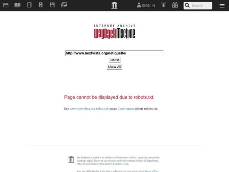 Netiquette Instructional Video