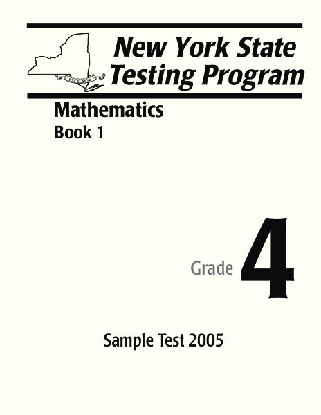 New York State Math Test Grade 4 Worksheet