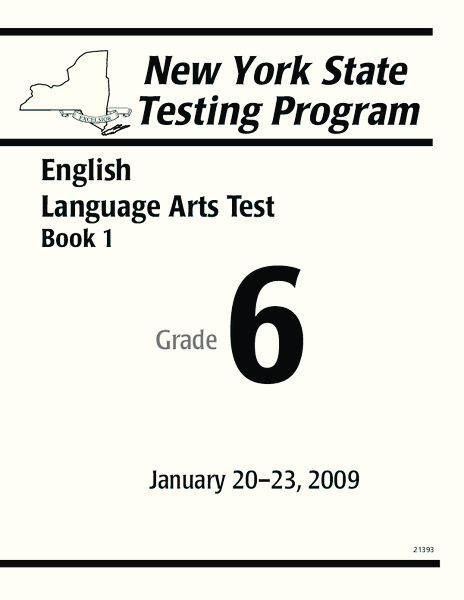 New York State Testing-English Language Arts Grade 6 Worksheet