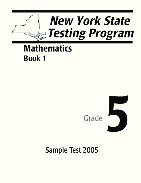 New York State Testing: Mathematics Grade 5 Worksheet
