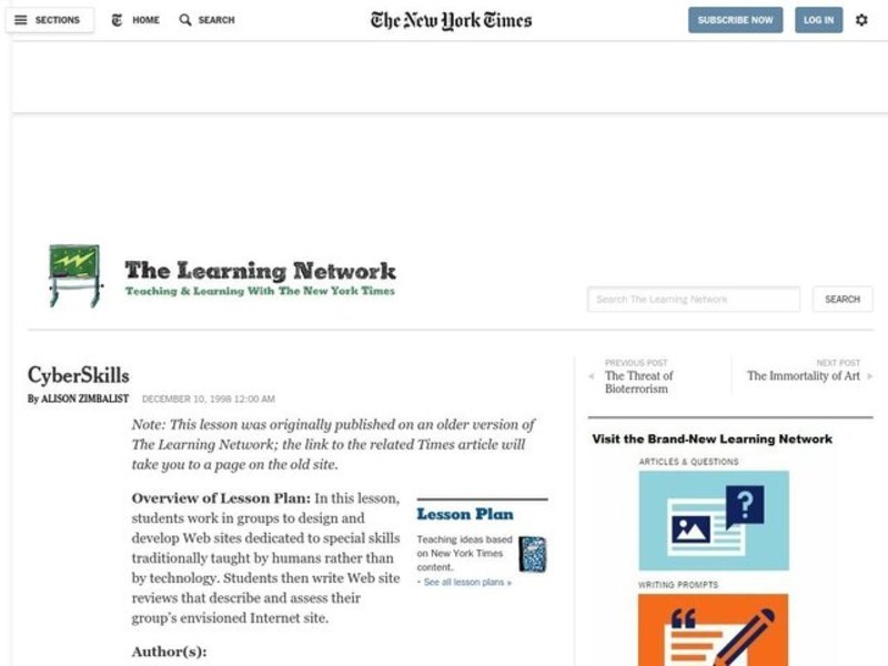 Cyber Skills Lesson Plan