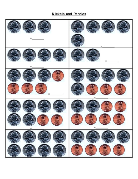 Nickels and Pennies Lesson Plan
