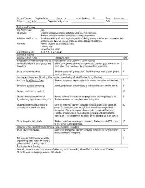 No Title Lesson Plan