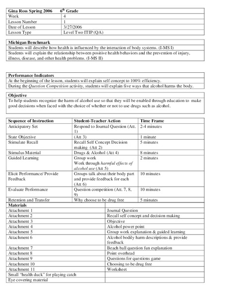 No Title Lesson Plan