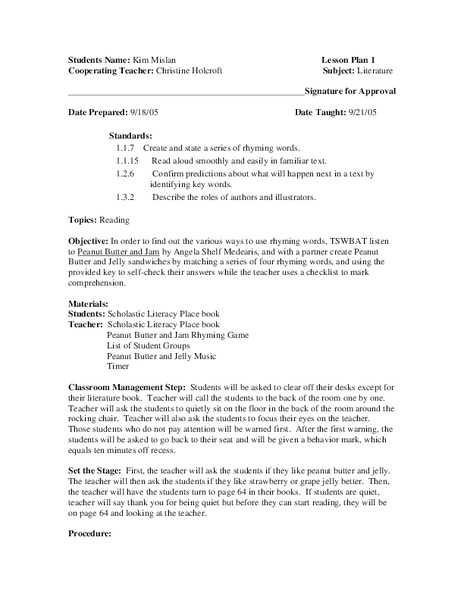 No Title Lesson Plan