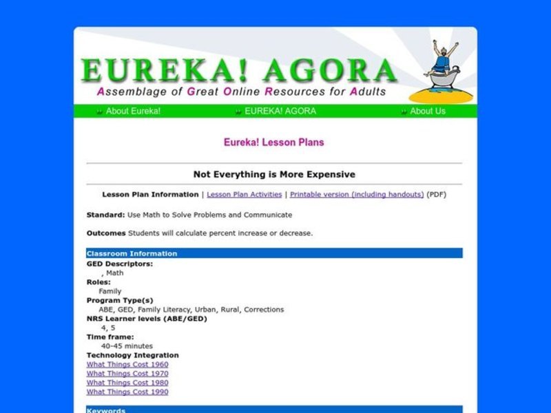 Not Everything is More Expensive Lesson Plan