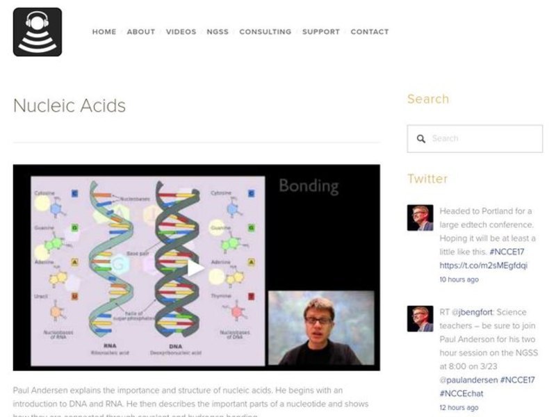 Nucleic Acids Instructional Video