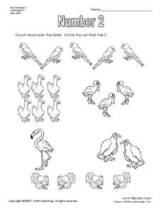 Number 2 Worksheet