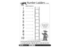 Number Ladders Worksheet