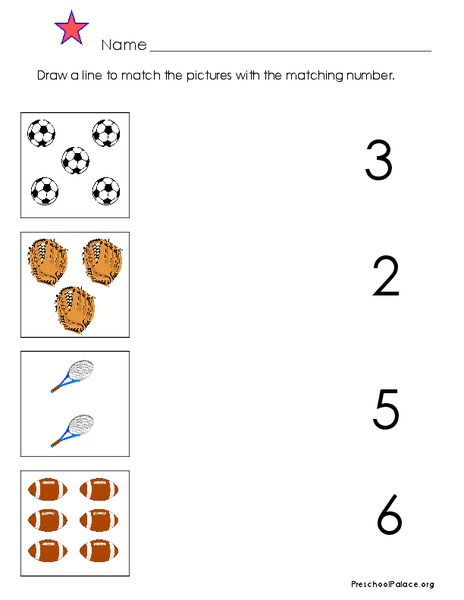 Number Matching Lesson Plan