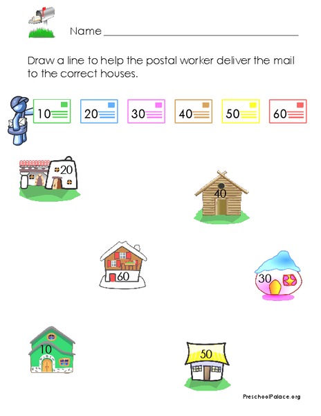 Number Matching Printables