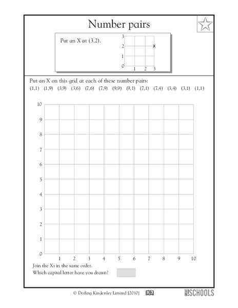 Number Pairs Worksheet