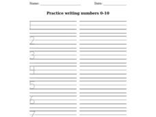Number Practice Worksheet
