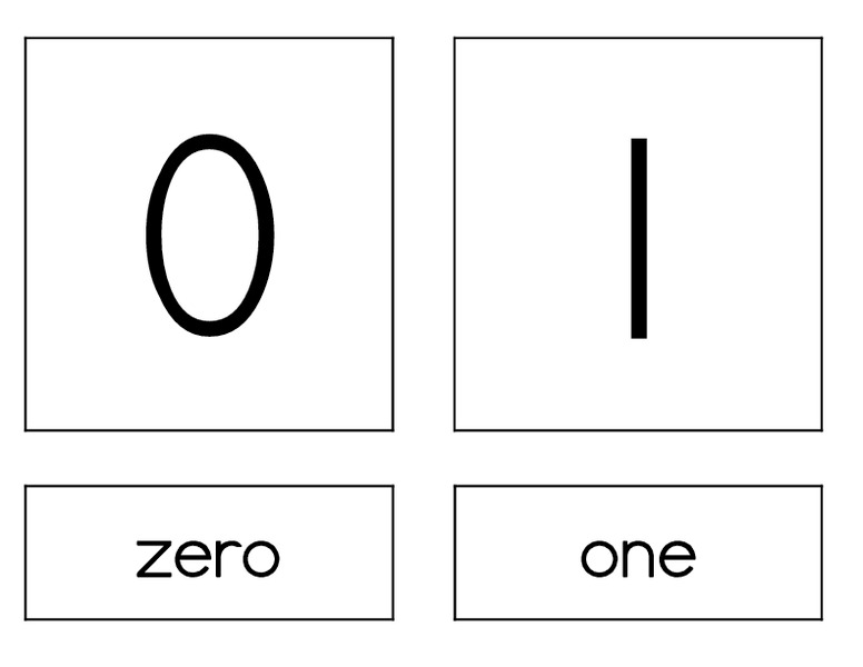 Number recognition Printables