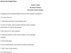 Number Sense Lesson Plan