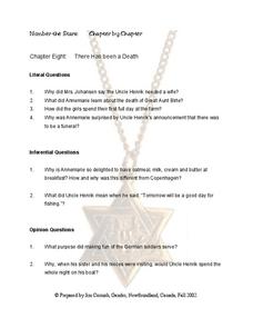 Number The Stars Lesson Plan