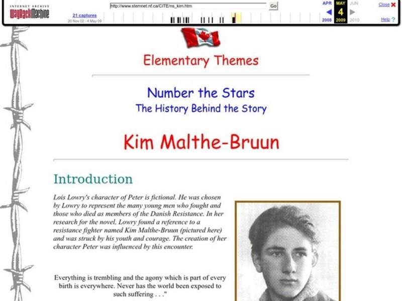 Number the Stars Worksheet