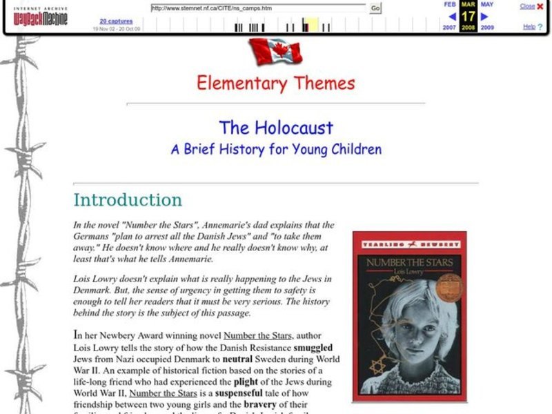 Number the Stars The Holocaust Worksheet