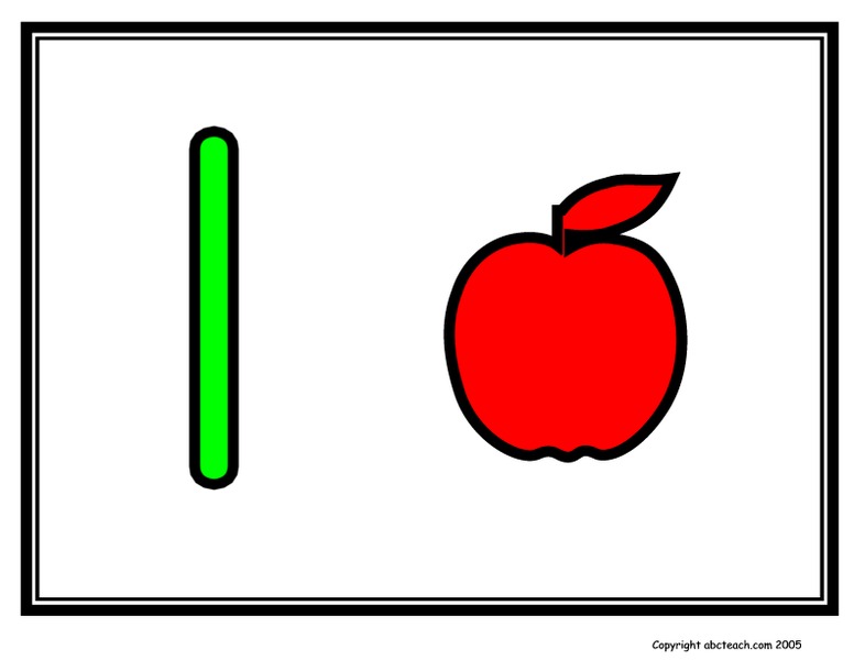 Numbers And Pictures Worksheet