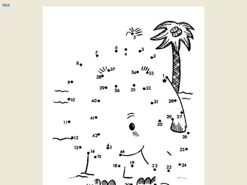 Numbers Dot to Dot Worksheet