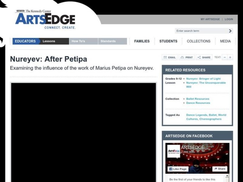 Nureyev: After Petipa Lesson Plan