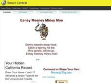 Nursery Rhyme Worksheet