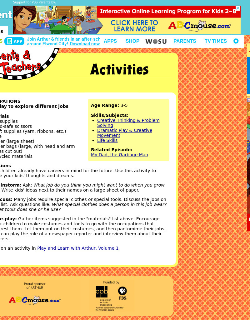 Occupations Lesson Plan