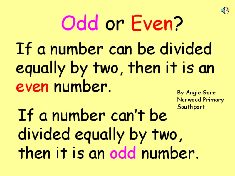 Odd or Even PPT