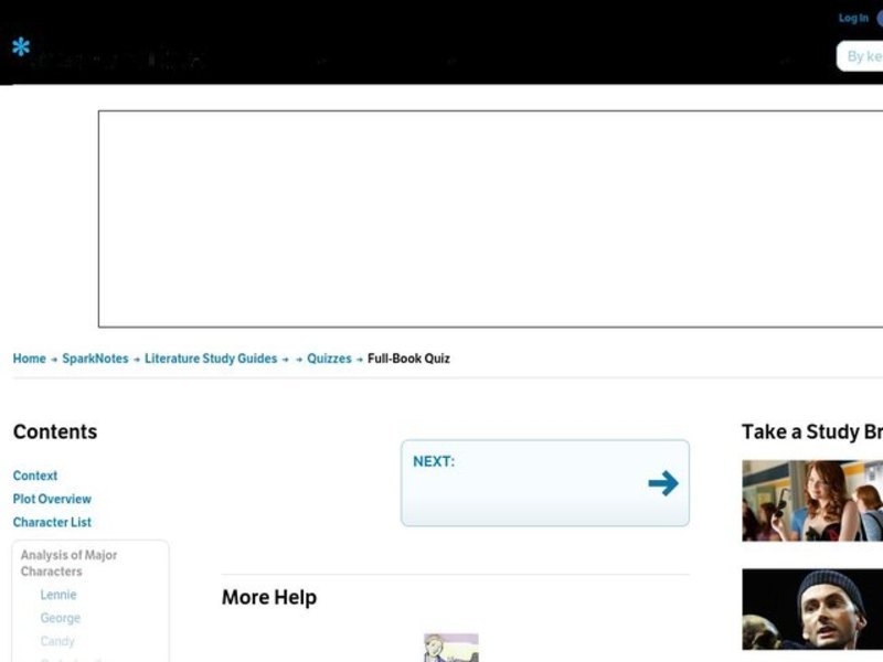 Of Mice and Men Quiz Interactive