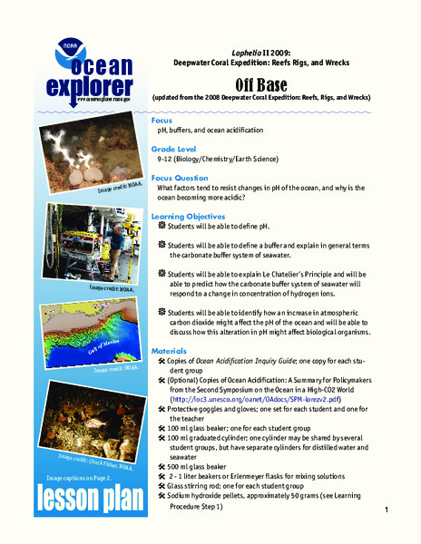 Off Base Lesson Plan